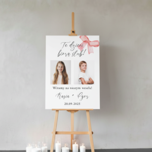 Tablica te dzieci biorą ślub