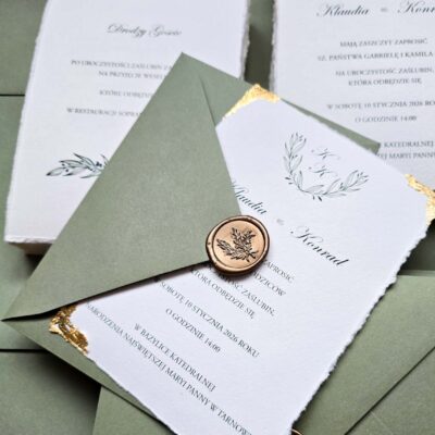 Zaproszenie ślubne Sierra