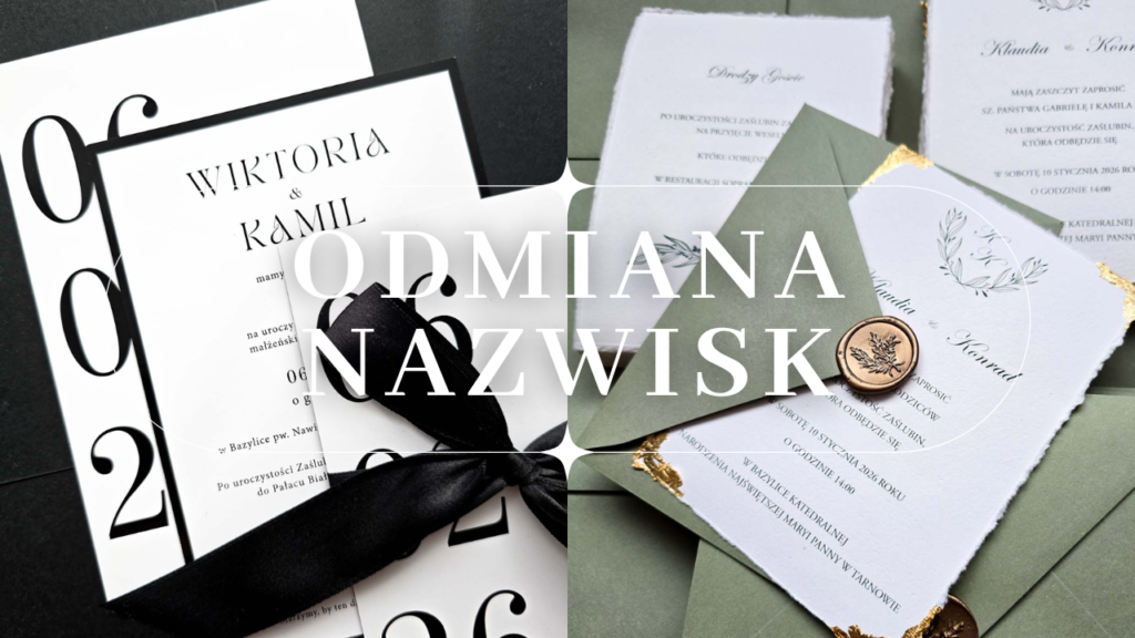 Odmiana nazwisk w liście gości