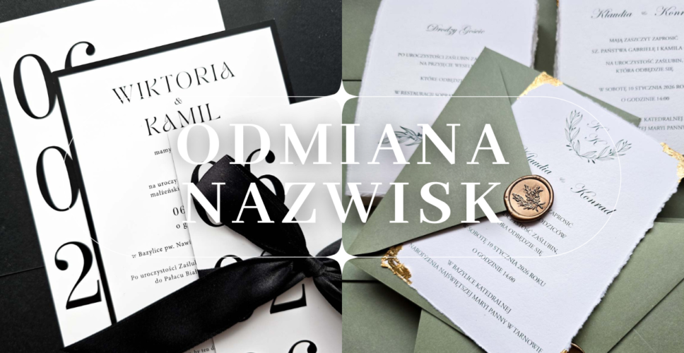 Odmiana nazwisk w liście gości