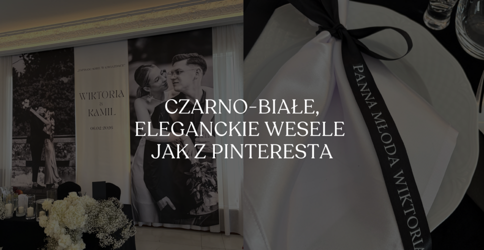 Czarno-białe wesele