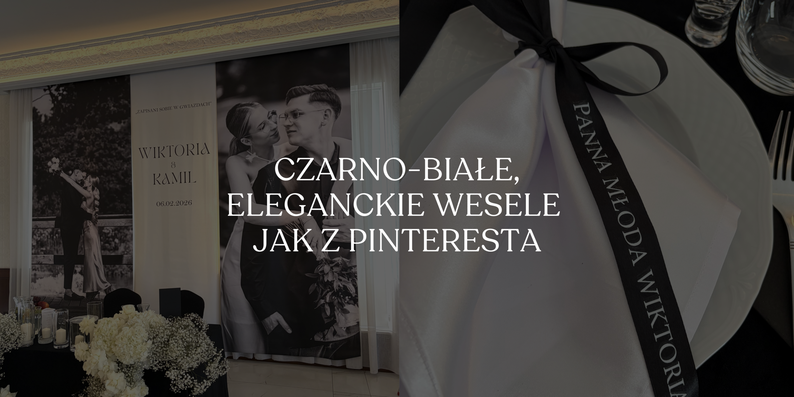 Czarno-białe wesele