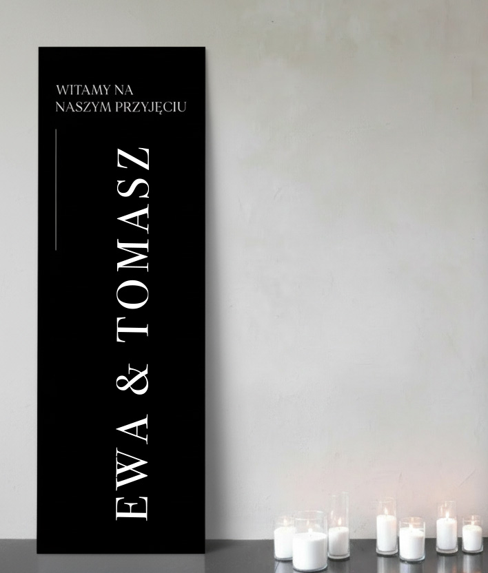 Tablica powitalna 150 cm