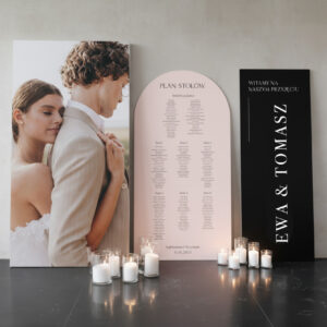 Zestaw zdjęcie, tablica, plan v2