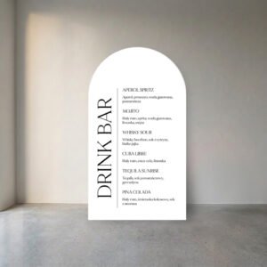 Tablica Drink Bar 140x80 cm