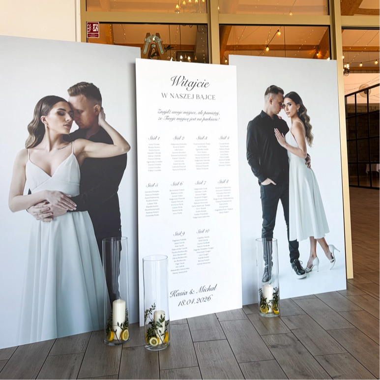 Personalizowana dekoracja weselna – Bella Busta