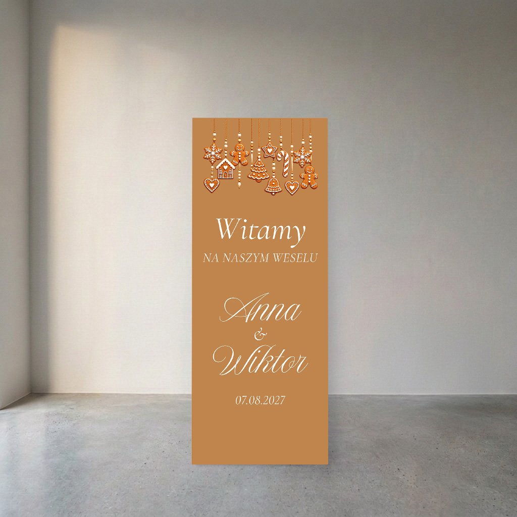 Tablica powitalna GINGER W1 150x60 cm