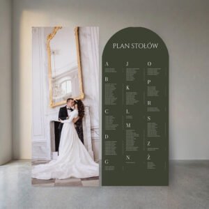 Zestaw - zdjęcie i plan stołów z stojakami v6