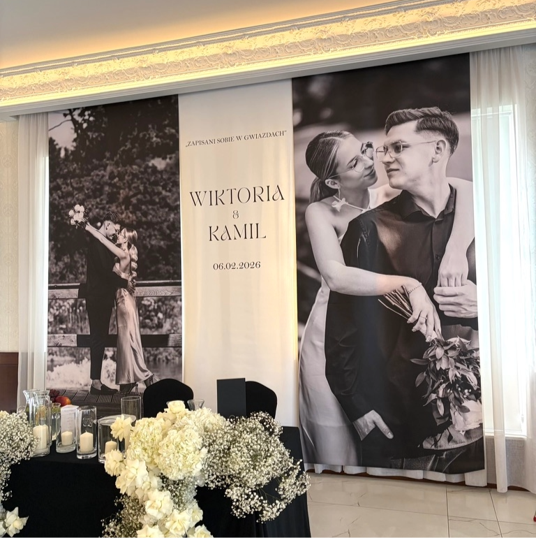 Ścianka weselna Bella Busta Wedding