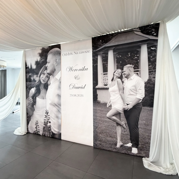 Personalizowana tablica ślubna